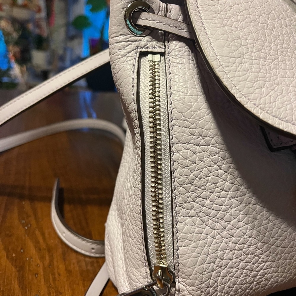 Michael KorsViv soft lilac mist Extra-small Pebbled Leather Mini Backpack - Picture 3 of 16